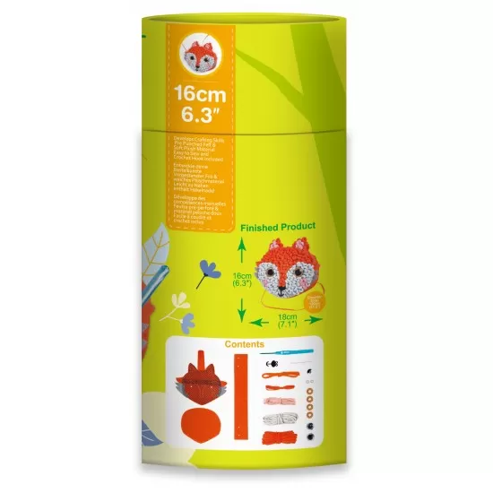 Set creativ DIY Loopie Fun -  Prima mea geanta de plus bucle Vulpe