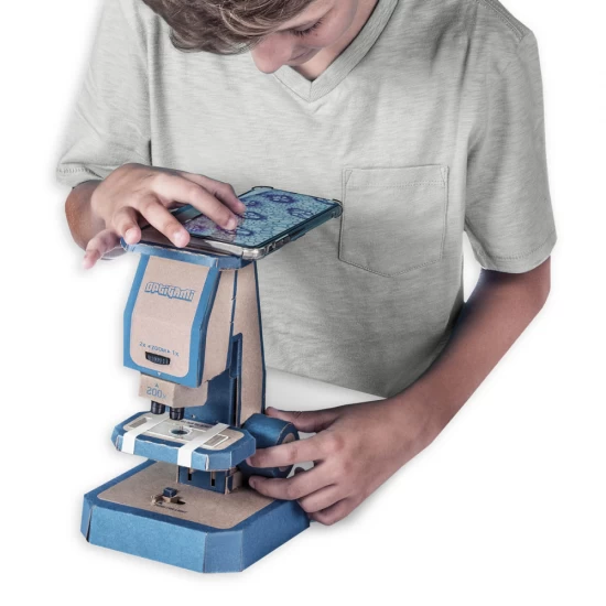 Kit DIY - Realizeaza un microscop, marire 50-400x, OptiGami Kit DIY - Realizeaza un microscop, marire 50-400x, OptiGami