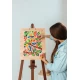 Kit panza canvas Picteaza pe numere - Blue Birds Kit panza canvas Picteaza pe numere - Blue Birds
