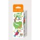 Kit rola de desenat 2 m, include stickere si 4 creioane colorate cerate, Safari - Haku Yoka Kit rola de desenat 2 m, include stickere si 4 creioane colorate cerate, Safari - Haku Yoka