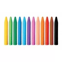 Kit rola de desenat 3 m si 12 creioane colorate cerate Haku Yoka - Dinozauri
