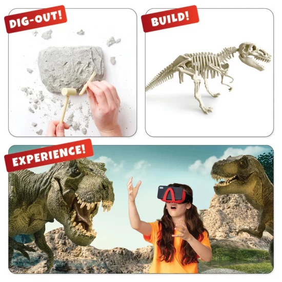 Kit STEM interactiv VR - Descopera Dinozaurii in Realitate Virtuala Kit STEM interactiv VR - Descopera Dinozaurii in Realitate Virtuala