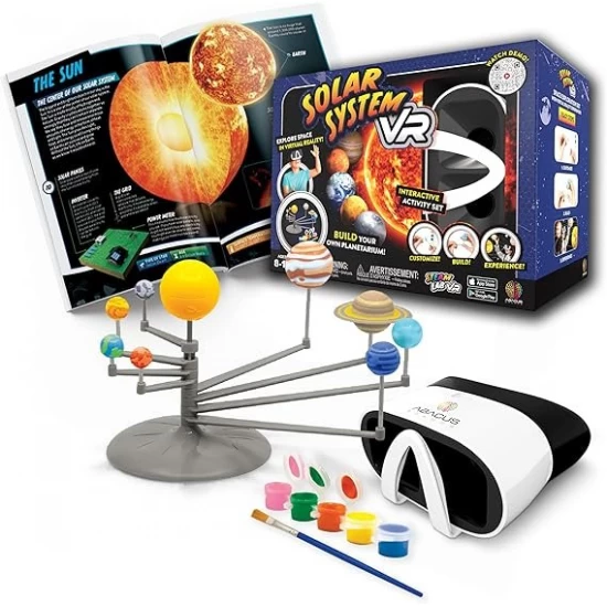 Kit STEM interactiv VR - Exploreaza Sistemul Solar in Realitate Virtuala Kit STEM interactiv VR - Exploreaza Sistemul Solar in Realitate Virtuala