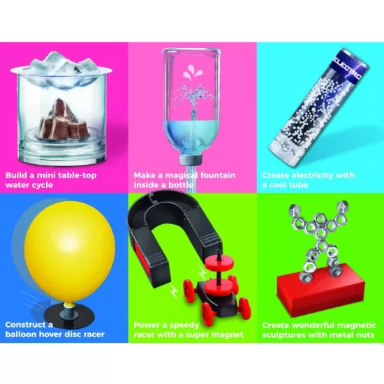 Kit stiintific - Descoperiri stiintiice Vol. 1 - 42 experimente, STEAM Kids