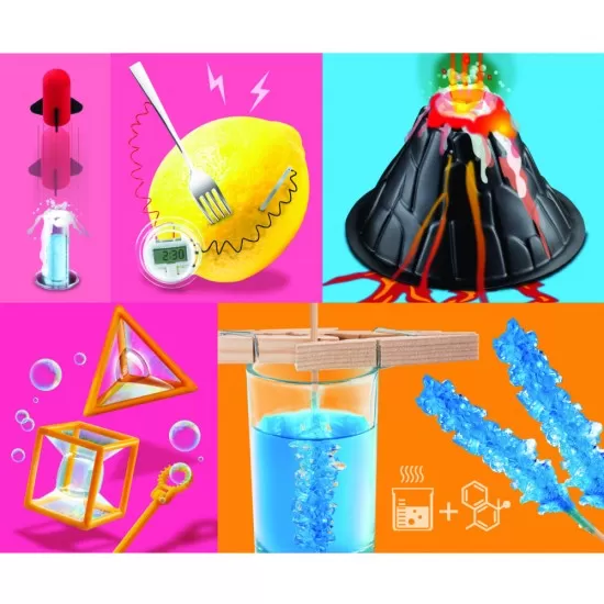 Kit stiintific - Descoperiri stiintiice Vol. 1 - 42 experimente, STEAM Kids