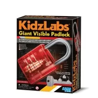 Set constructie Lacat gigant translucid KidzLabs