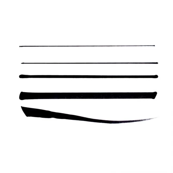Markere negre The Ink Works - Set de 5 dimensiuni diferite Markere negre The Ink Works - Set de 5 dimensiuni diferite
