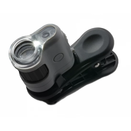 Microscop de buzunar cu adaptor pentru smartphone, marire 20x, MicroMini Microscop de buzunar cu adaptor pentru smartphone, marire 20x, MicroMini