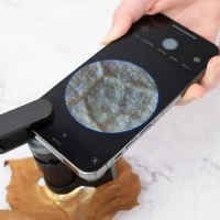 Microscop de buzunar cu LED, marire 60-120x, cu adaptor pentru smartphone, MicroBrite
