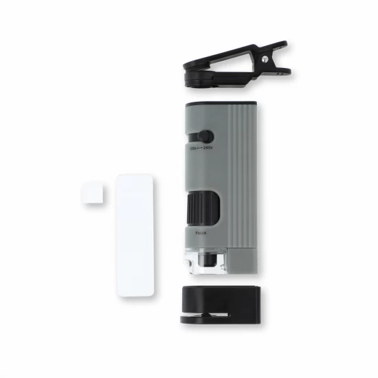 Microscop portabil, cu adaptor pentru smartphone, marire 120-240x, MicroPic Microscop portabil, cu adaptor pentru smartphone, marire 120-240x, MicroPic