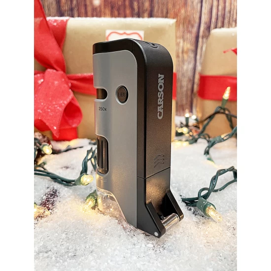 Microscop portabil cu LED si UV, cu adaptor de smartphone, marire 100-250x, MicroFlip Microscop portabil cu LED si UV, cu adaptor de smartphone, marire 100-250x, MicroFlip