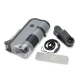 Microscop portabil cu LED si UV, cu adaptor de smartphone, include 24 de lamele pregatite, marire 100-250x, MicroFlip Microscop portabil cu LED si UV, cu adaptor de smartphone, include 24 de lamele pregatite, marire 100-250x, MicroFlip