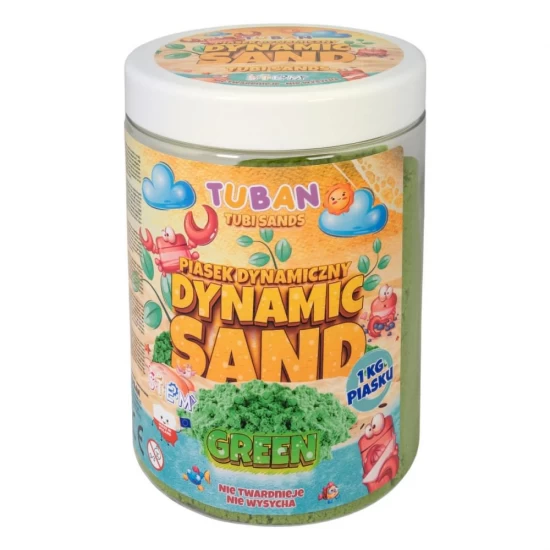 Nisip Kinetic verde 1 kg Tuban Nisip Kinetic verde 1 kg Tuban