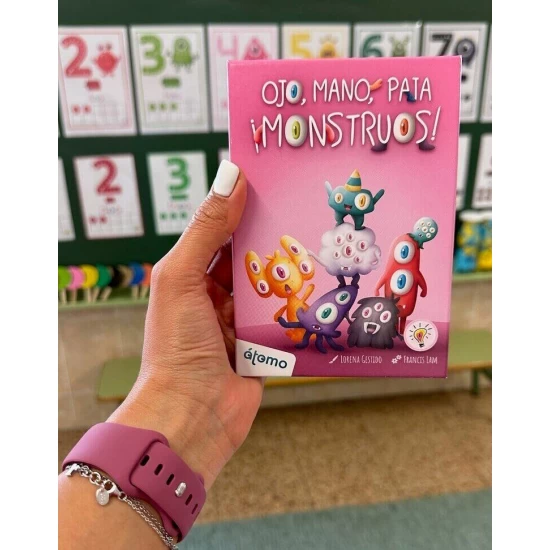 Joc de societate Ojo, Mano, Pata, Monstruos! Joc de societate Ojo, Mano, Pata, Monstruos!