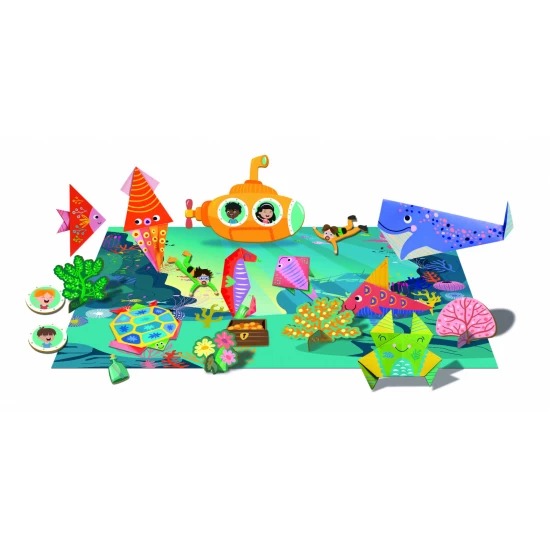 Set creativ Origami - Ocean, nivel 1 Set creativ Origami - Ocean, nivel 1