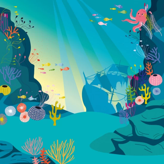 Set creativ Origami - Ocean, nivel 1 Set creativ Origami - Ocean, nivel 1