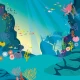 Set creativ Origami - Ocean, nivel 1 Set creativ Origami - Ocean, nivel 1