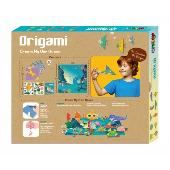 Set creativ Origami - Ocean, nivel 1 Set creativ Origami - Ocean, nivel 1