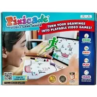 Kit creativ multipremiat pentru a transforma desenele copiilor in jocuri video pentru mobil sau tableta, editie jocuri nelimitate Pixicade