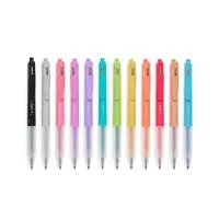 Set 12 culori pixuri retractabile cu gel si sclipici Oh My Glitter!