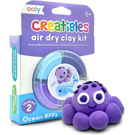 Set DIY plastilina 4 culori cu uscare la aer - Ocean Set DIY plastilina 4 culori cu uscare la aer - Ocean