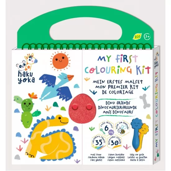 Primul meu kit de desenat - Prietenii Dinozauri, Haku Yoka, portabil Primul meu kit de desenat - Prietenii Dinozauri, Haku Yoka, portabil