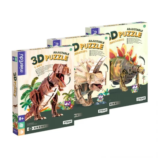 Puzzle 3D reglabil Triceratops deluxe