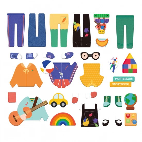 Puzzle magnetic in cutie metalica, joc de potrivire si asociere - Educatoare