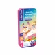 Puzzle magnetic in cutie metalica, joc de potrivire si asociere - Unicorni Puzzle magnetic in cutie metalica, joc de potrivire si asociere - Unicorni