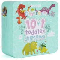 Puzzle progresiv Toddler 10 in 1, Boppi - Dinozauri