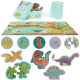 Puzzle progresiv Toddler 10 in 1, Boppi - Dinozauri