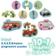Puzzle progresiv Toddler 10 in 1, Boppi - Vehicule Puzzle progresiv Toddler 10 in 1, Boppi - Vehicule