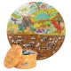 Puzzle rotund, 150 piese, Boppi - Dinozauri Puzzle rotund, 150 piese, Boppi - Dinozauri