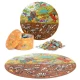 Puzzle rotund, 150 piese, Boppi - Dinozauri Puzzle rotund, 150 piese, Boppi - Dinozauri