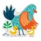 Puzzle tactil din lemn - Ferma Puzzle tactil din lemn - Ferma