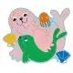 Puzzle tactil din lemn - Subacvatic Puzzle tactil din lemn - Subacvatic