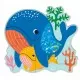 Puzzle tactil din lemn - Subacvatic Puzzle tactil din lemn - Subacvatic