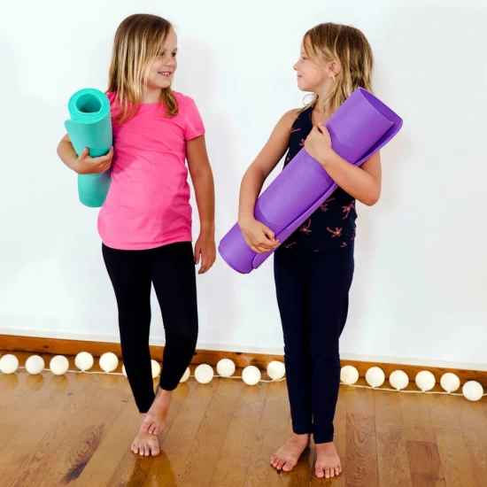 Saltea Yoga pentru copii, ecologica - Cloud, mov Saltea Yoga pentru copii, ecologica - Cloud, mov