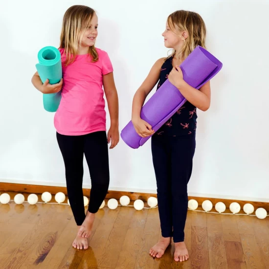 Saltea Yoga pentru copii, ecologica - Earth, turcoaz Saltea Yoga pentru copii, ecologica - Earth, turcoaz