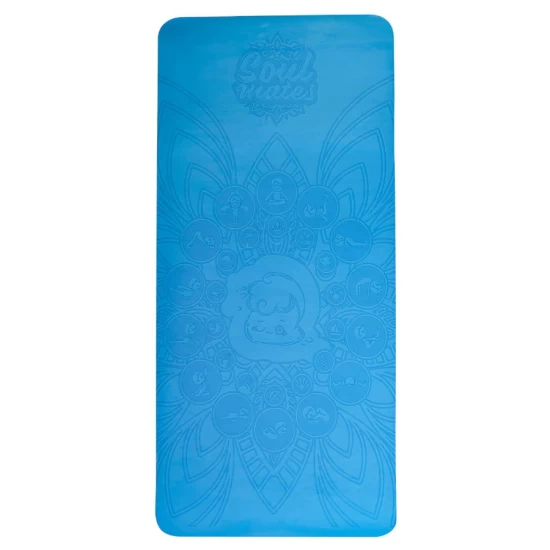 Saltea Yoga pentru copii, ecologica - Wave, albastra Saltea Yoga pentru copii, ecologica - Wave, albastra