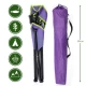 Scaun pentru camping, violet/verde Scaun pentru camping, violet/verde