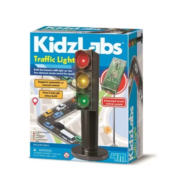 Set constructie Semafor KidzLabs Set constructie Semafor KidzLabs