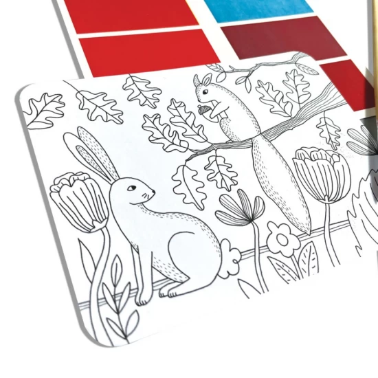 Set artistic cu acuarele DIY Scenic Hues - Aventura in padure Set artistic cu acuarele DIY Scenic Hues - Aventura in padure