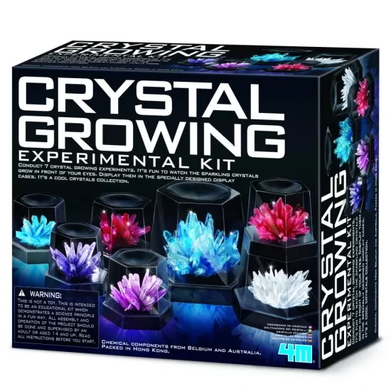 Set complet de experimente pentru crescut Cristale Set complet de experimente pentru crescut Cristale