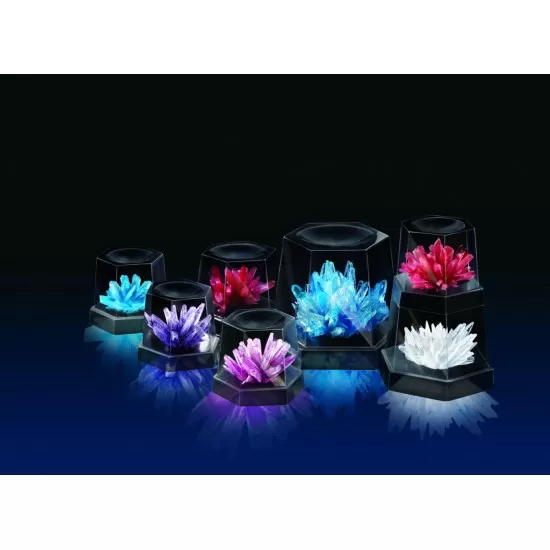 Set complet de experimente pentru crescut Cristale Set complet de experimente pentru crescut Cristale