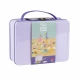 Set constructie Plus-Plus, 600 piese, portabil, in cutie metalica, culori pastelate Set constructie Plus-Plus, 600 piese, portabil, in cutie metalica, culori pastelate