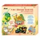 Set creativ 4 in 1 - Dinozauri Set creativ 4 in 1 - Dinozauri