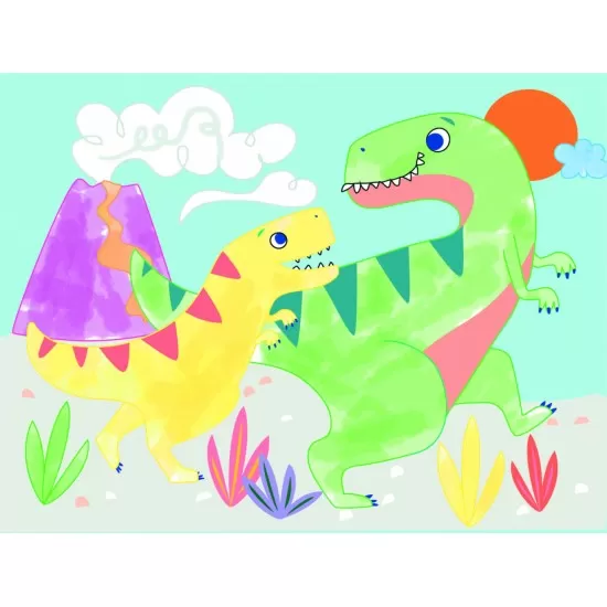Set creativ 4 in 1 - Dinozauri Set creativ 4 in 1 - Dinozauri