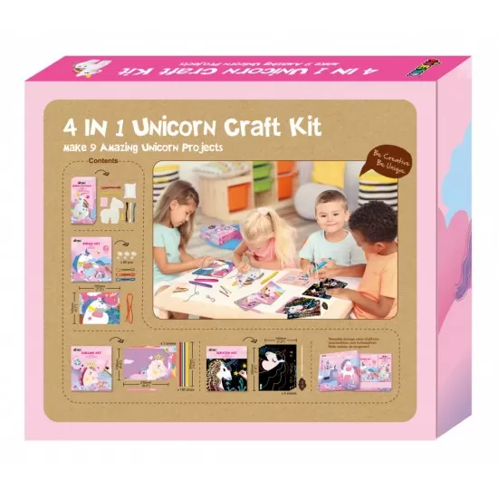 Set creativ 4 in 1 - Unicorni Set creativ 4 in 1 - Unicorni