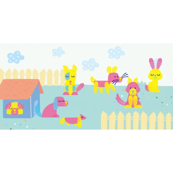 Set creativ cu stampile - Animale